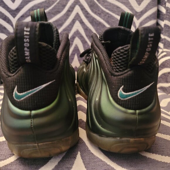 Nike Air Foamposite Pro Pine Green 2011 Rare (624041-301) US Men's SIZE 10 UK 9 - Picture 2 of 14